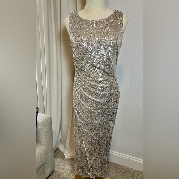 NWOT Calvin Klein Sequin Dress - Picture 2 of 5
